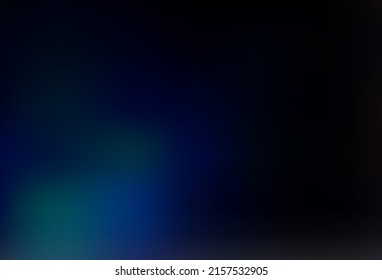 Dark BLUE vector glossy bokeh pattern. An elegant bright illustration with gradient. Elegant cover for a brand book.