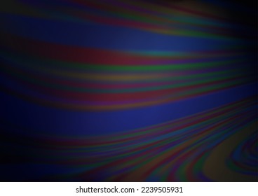 Dark BLUE vector glossy bokeh pattern. A vague abstract illustration with gradient. The template for backgrounds of cell phones.