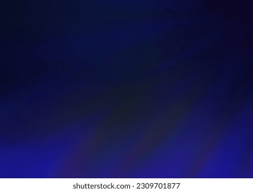 Dark BLUE vector glossy bokeh pattern. Colorful abstract illustration with gradient. Brand new style for your business design.