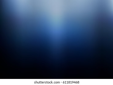 DARK BLUE vector glow blurred background. Art design pattern. Glitter abstract illustration with elegant bright gradient design.