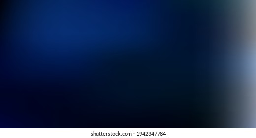 Dark blue vector gradient blur background. Abstract colorful illustration in blur style with gradient. Background for web designers.
