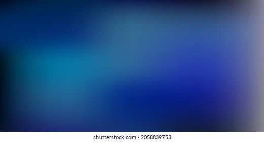 Fondo de desenfoque de gradiente vectorial azul oscuro. Ilustración colorida desdibujada en un estilo completamente nuevo. Diseño de aplicaciones multipropósito.
