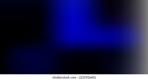 Dark blue vector gradient blur backdrop. Colorful illustration with gradient in halftone style. Wallpaper for your web apps.