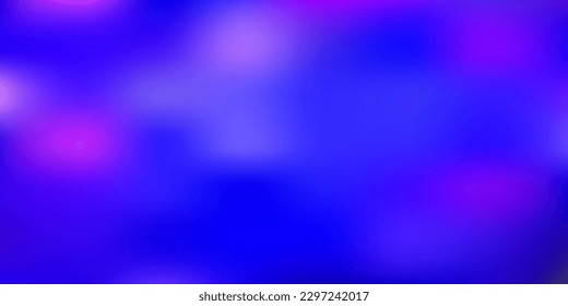 Dark blue vector gradient blur backdrop. Colorful illustration with gradient in halftone style. Sample for your designs.