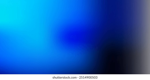 Dark blue vector gradient blur backdrop. Colorful illustration with gradient in halftone style. Best choice for your design.