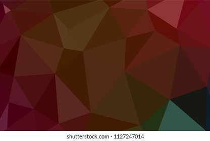 Dark BLUE vector gradient triangles texture. Colorful illustration in polygonal style with gradient. A completely new design for your leaflet.