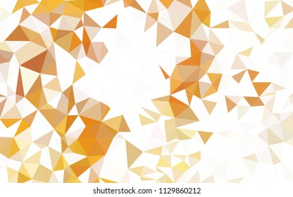 Dark BLUE vector gradient triangles pattern. A sample with polygonal shapes. A completely new design for your leaflet.