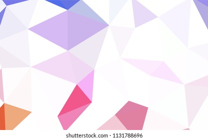 Dark BLUE vector gradient triangles texture. Colorful illustration in abstract style with triangles. Polygonal design for your web site.