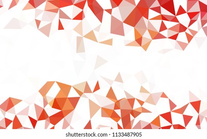 Dark BLUE vector gradient triangles template. Shining colorful illustration with triangles. Pattern for a brand book's backdrop.