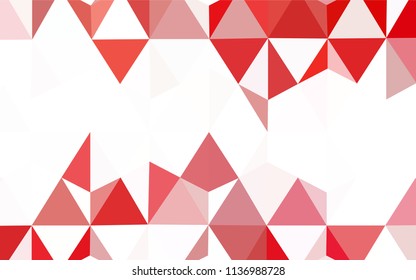 Dark BLUE vector gradient triangles template. Colorful abstract illustration with triangles. Completely new template for your banner.