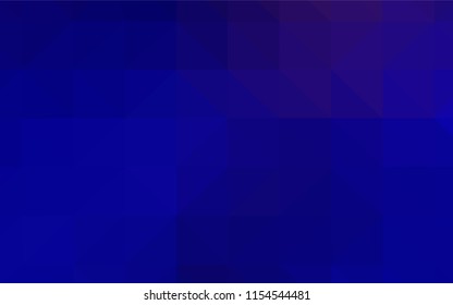 Dark BLUE vector gradient triangles pattern. Colorful abstract illustration with triangles. A new texture for your web site.