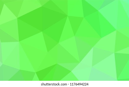 Dark BLUE vector gradient triangles template. Shining colorful illustration with triangles. Triangular pattern for your design.