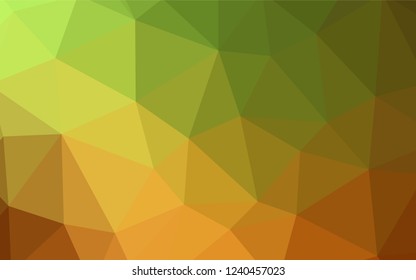 Dark BLUE vector gradient triangles pattern. Colorful illustration in polygonal style with gradient. Completely new template for your banner.