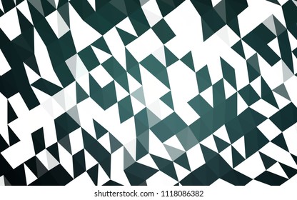 Dark BLUE vector hexagon mosaic texture. Glitter abstract illustration with an elegant design. Brand new design for your business.