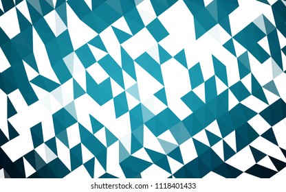 Dark BLUE vector hexagon mosaic texture. Shining colored illustration in a Brand new style. The template can be used as a background for cell phones.