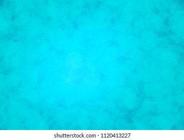 Dark BLUE vector hexagon mosaic template. Glitter abstract illustration with an elegant design. Brand new design for your business.