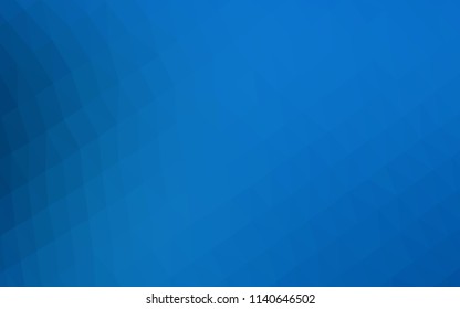 Dark BLUE vector hexagon mosaic texture. Colorful abstract illustration with gradient. A new texture for your design.