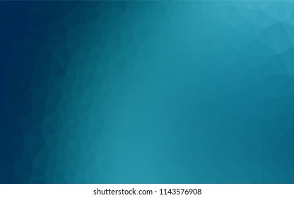 Dark BLUE vector hexagon mosaic texture. Modern geometrical abstract illustration with gradient. A completely new design for your business.