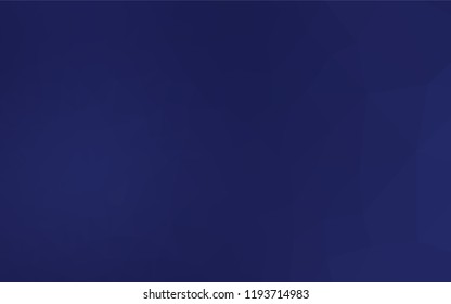 Dark BLUE vector hexagon mosaic cover. A vague abstract illustration with gradient. A new texture for your design.