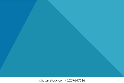 Dark BLUE vector hexagon mosaic template. Brand new colored illustration in blurry style with gradient. A completely new template for your business design.