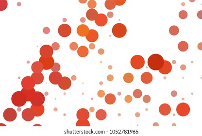 Dark BLUE vector illustration which consist of circles. Dotted gradient design for your business. Creative geometric background in halftone style with colored spots.