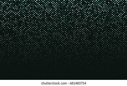 Ilustración vectorial AZUL oscuro que consiste en círculos. Diseño de degradado con puntos para su negocio. Fondo geométrico creativo en estilo de medio tono con puntos de color.