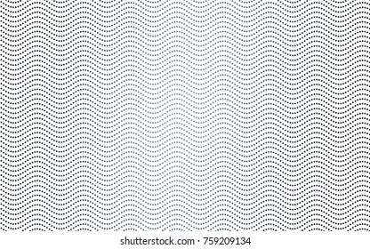Dark BLUE vector illustration which consist of circles. Dotted gradient design for your business. Creative geometric background in halftone style with colored spots.