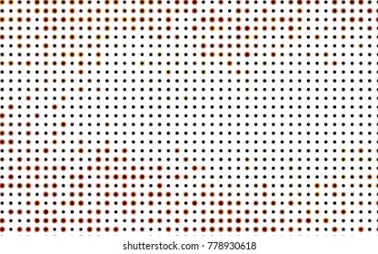 Dark BLUE vector illustration which consist of circles. Dotted gradient design for your business. Creative geometric background in halftone style with colored spots.