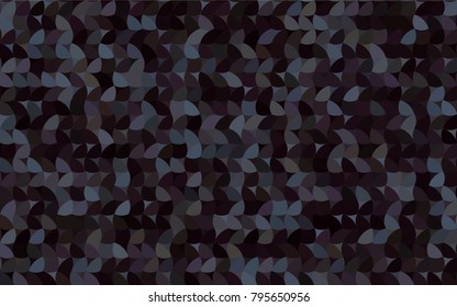 Dark BLUE vector illustration which consist of circles. Dotted gradient design for your business. Creative geometric background in halftone style with colored spots.