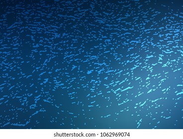 Dark BLUE vector indian curved background. Sketchy hand drawn doodles on blurred background. A new texture for your design.