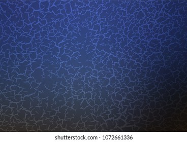 Dark BLUE vector indian curved pattern. Glitter abstract illustration with doodles and Zen tangles. Hand painted design for web, wrapping, wallpaper.