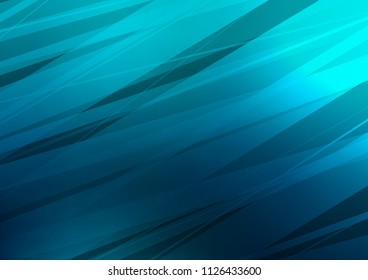 Dark BLUE vector indian curved texture. Creative illustration in blurred style with doodles and Zen tangles. Brand new style for your business design.