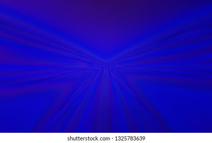 Dark BLUE vector layout with bent lines. Colorful illustration in abstract style with gradient. Pattern for your business design.
