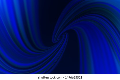 Dark BLUE vector layout with bent lines. Geometric illustration in abstract style with gradient.  Abstract design for your web site.