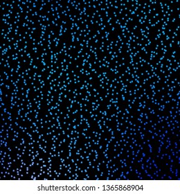 Dark BLUE vector layout with bright stars. Colorful illustration in abstract style with gradient stars. Design for your business promotion.