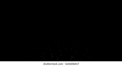 Dark BLUE vector layout with bright stars. Decorative illustration with stars on abstract template. Pattern for new year ad, booklets.