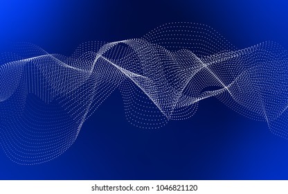 Dark BLUE vector layout with circle shapes. Abstract illustration with colored bubbles in nature style. New design for ad, poster, banner of your website.
