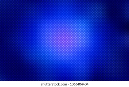 Dark BLUE vector layout with circle shapes. Illustration with set of shining colorful abstract circles. Beautiful design for your business advert.