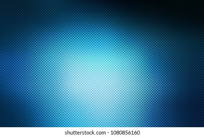 Dark BLUE vector layout with circle shapes. Beautiful colored illustration with blurred circles in nature style. Pattern can be used for ads, leaflets.