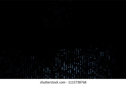 Dark BLUE vector  layout with circle shapes. Blurred bubbles on abstract background with colorful gradient. New design for ad, poster, banner of your website.