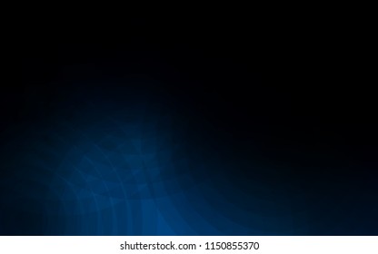 Dark BLUE vector layout with circle shapes. Blurred decorative design in abstract style with bubbles. Pattern can be used for ads, leaflets.