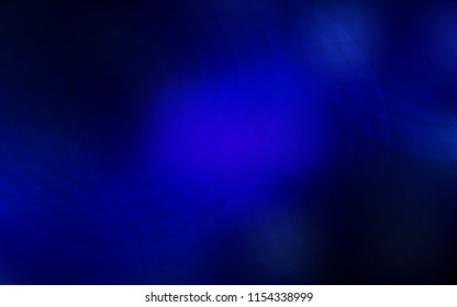 Dark BLUE vector layout with circle shapes. Modern abstract illustration with colorful water drops. Pattern can be used for ads, leaflets.