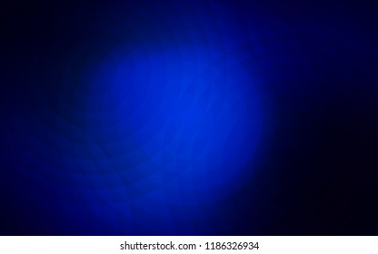 Dark BLUE vector layout with circle shapes. Modern abstract illustration with colorful water drops. Beautiful design for your business advert.