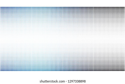 DARK BLUE vector  layout with circle shapes. Illustration with set of shining colorful abstract circles. Design for poster, banner of websites.