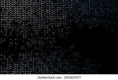 Dark BLUE vector layout with circle shapes. Blurred decorative design in abstract style with bubbles. Pattern for ads, booklets.