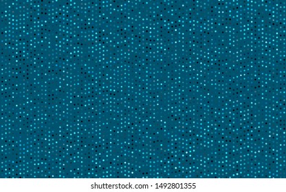 Dark BLUE vector layout with circle shapes. Illustration with set of shining colorful abstract circles. Design for posters, banners.
