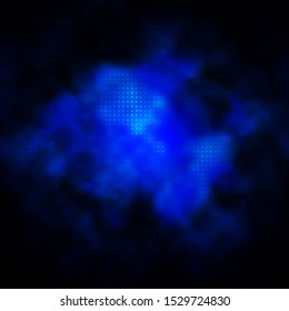 Dark BLUE vector layout with circle shapes. Abstract illustration with colorful spots in nature style. New template for a brand book.