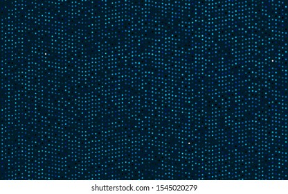 Dark BLUE vector layout with circle shapes. Blurred decorative design in abstract style with bubbles. Design for business adverts.