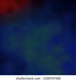 Dark BLUE vector layout with circles. Abstract colorful disks on simple gradient background. Pattern for booklets, leaflets.