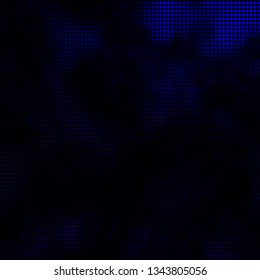 Dark BLUE vector layout with circles. Abstract decorative design in gradient style with bubbles. New template for your brand book.